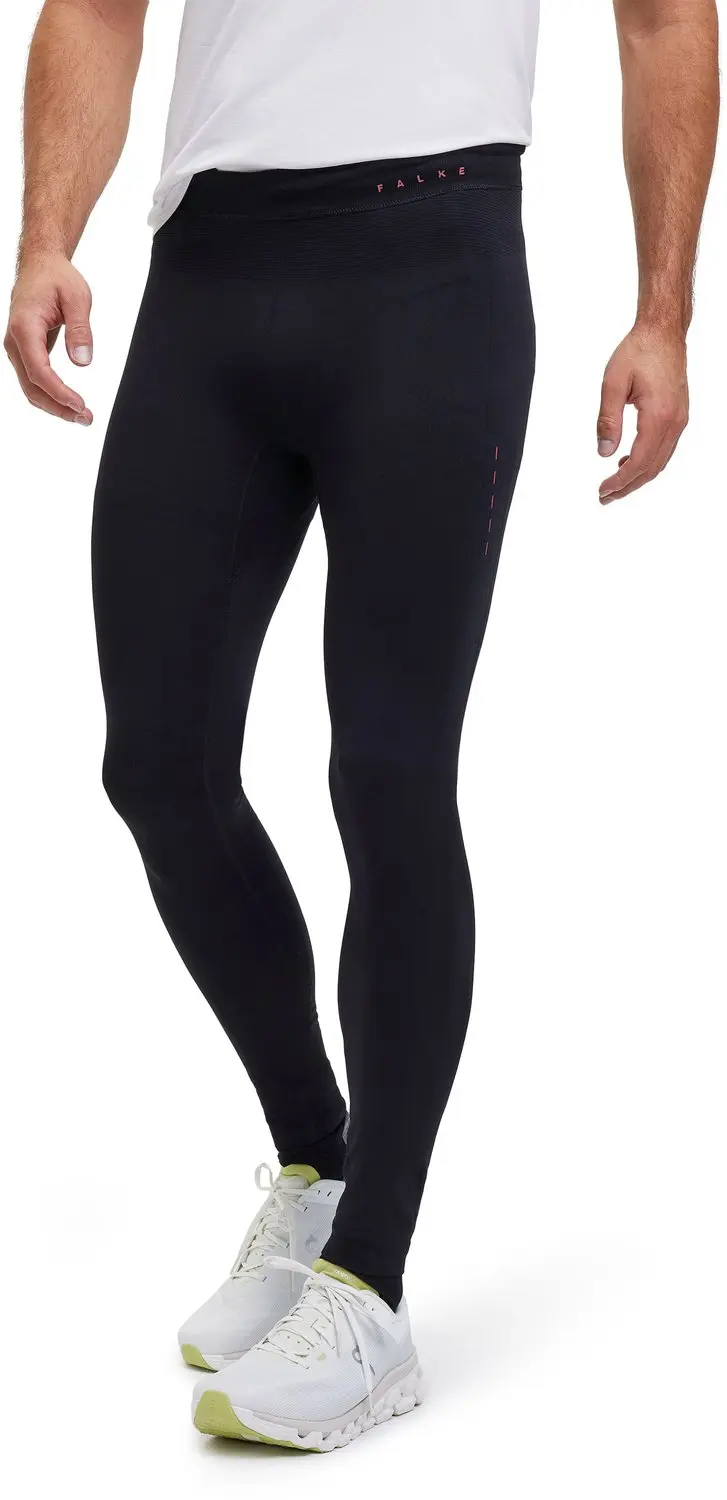 FALKE Training Long vochtregulerend functioneel materiaal broek heren zwart