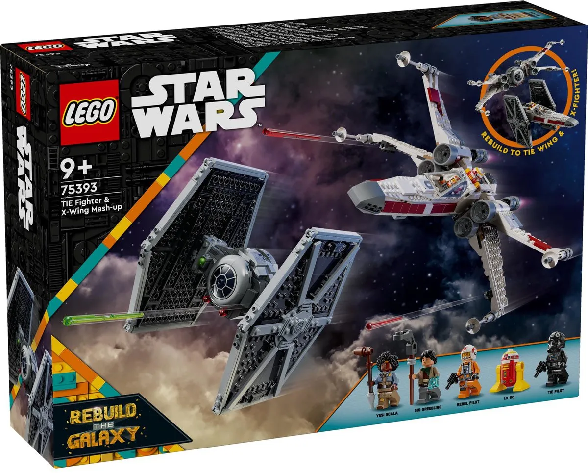 LEGO Mashup TIE Fighter & X-Wing 75393
