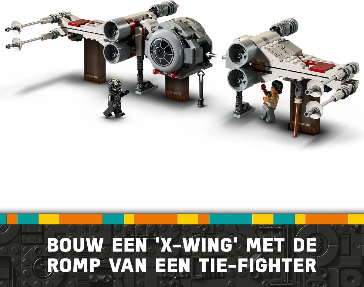 LEGO Mashup TIE Fighter & X-Wing 75393 - 1063 Stukken - Meerkleurig