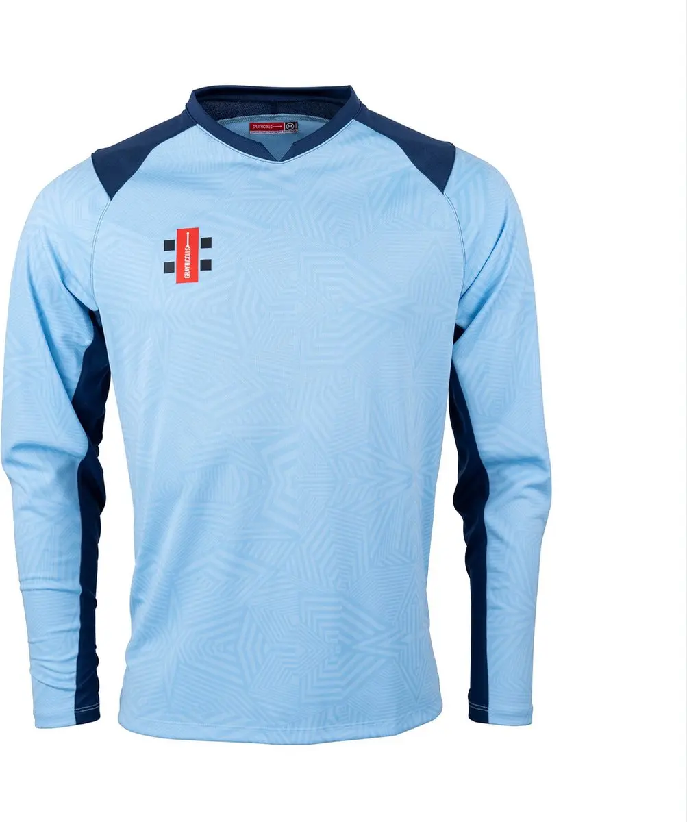 Gray-Nicolls Cricket SHIRT PRO T20 L/S SK/NV L Large