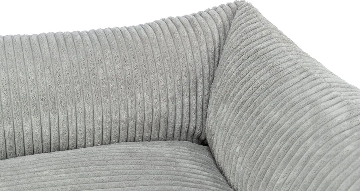 Trixie Hondenmand Vital Jonna Ribfluweel - 80x60cm - Grijs