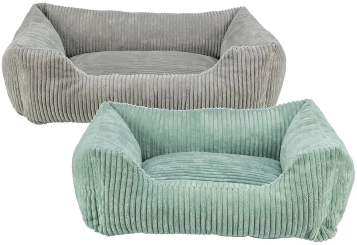 Trixie Hondenmand Vital Jonna Ribfluweel - 80x60cm - Grijs - afbeelding 6 van 6