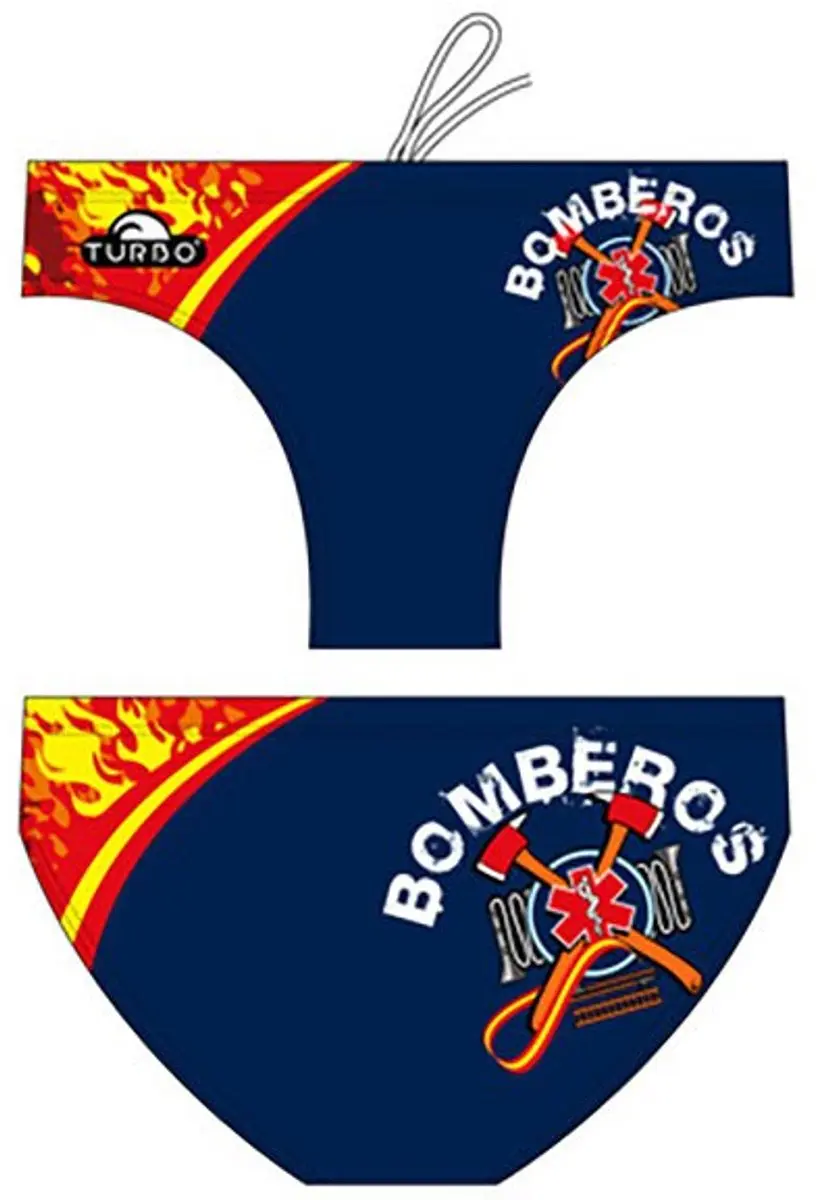 Turbo Spain Firefighters Zwemslip Blauw XL Man