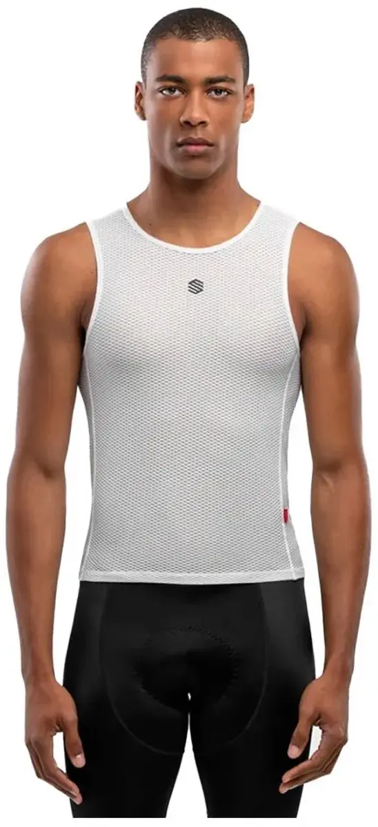 Siroko Velocity Mouwloos Basislaag Wit L-XL Man