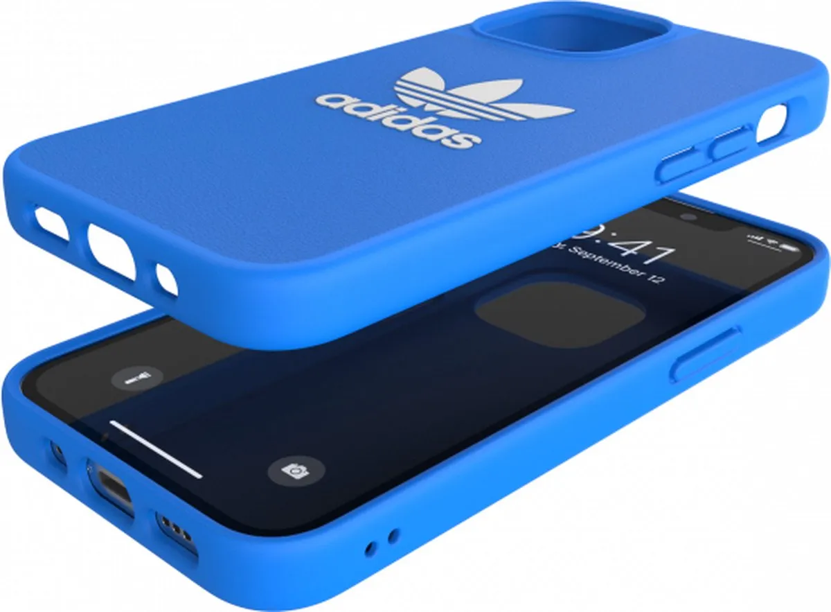 adidas OR Moulded Case BASIC FW21 - iPhone 13 Mini - Blauw/Wit