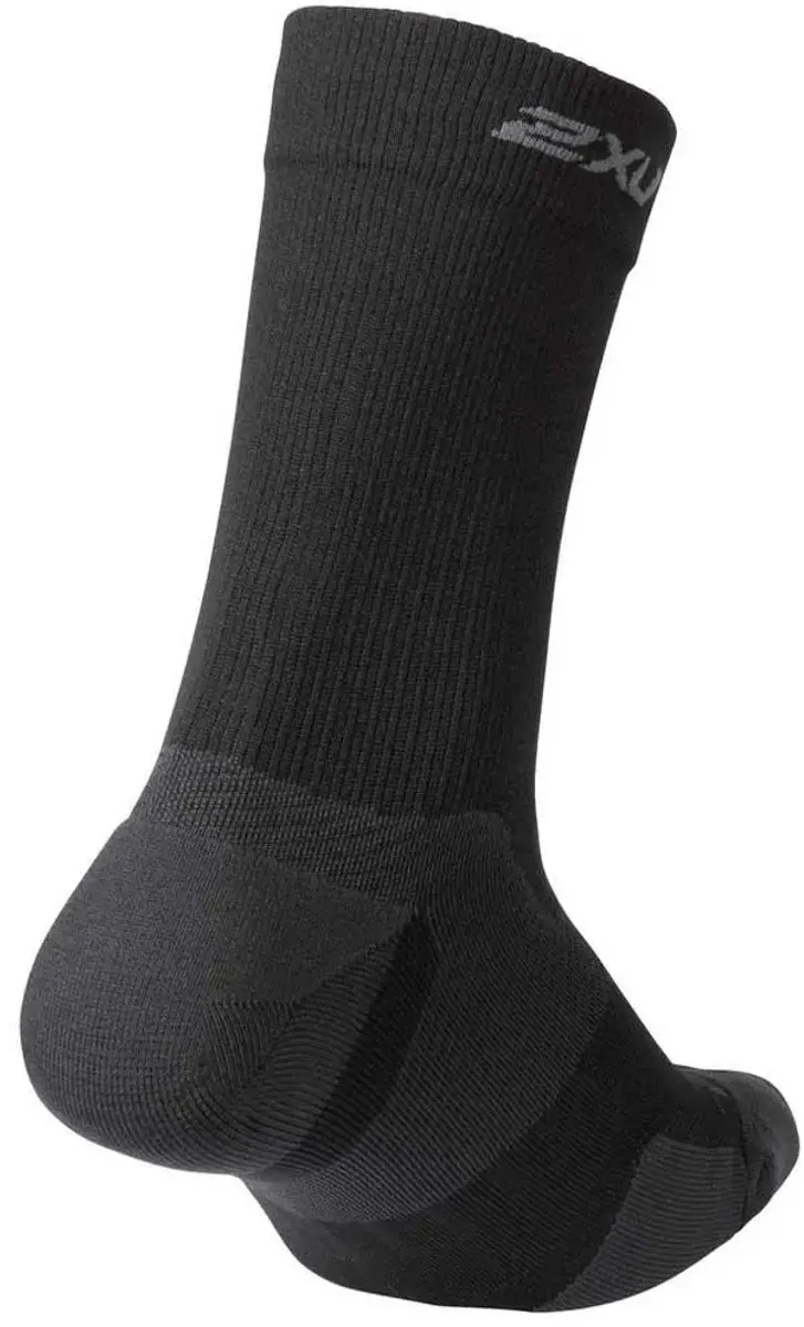2XU Vector Cushion Crew Sokken Zwart - afbeelding 2 van 2
