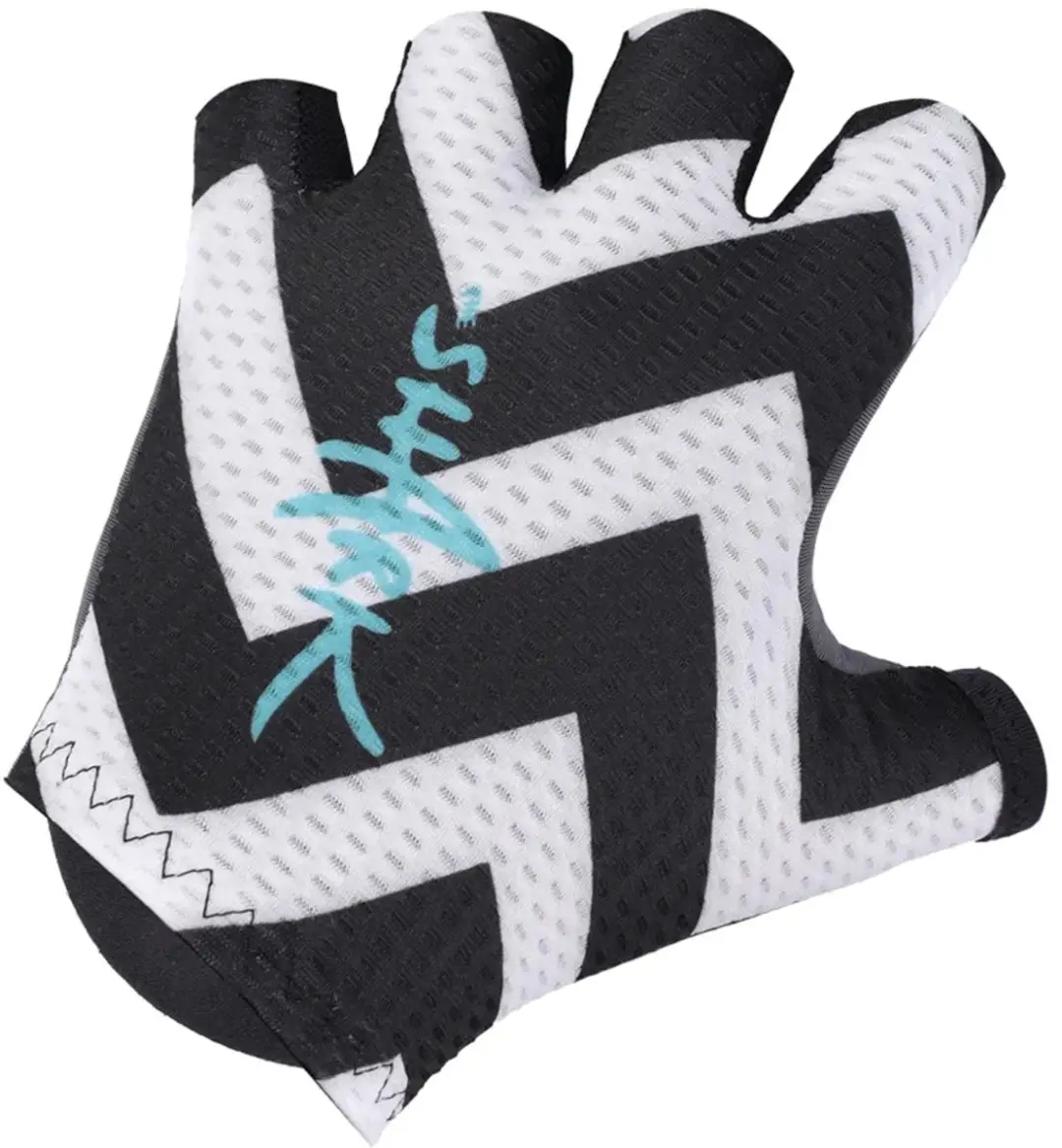 Q36.5 Nibali Shark Korte Handschoenen Wit,Zwart S
