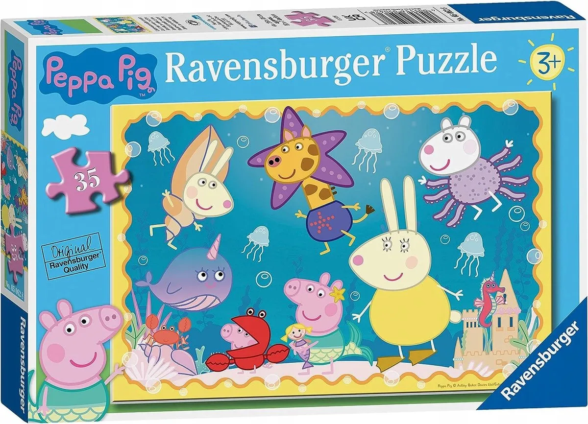 Ravensburger Peppa Pig Onderwateravontuur Puzzel 35 Stuks