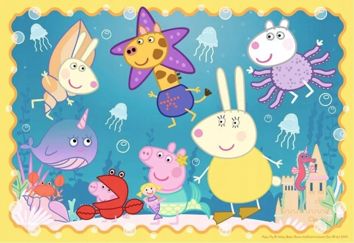 Ravensburger Peppa Pig Onderwateravontuur Puzzel 35 Stuks - Multi