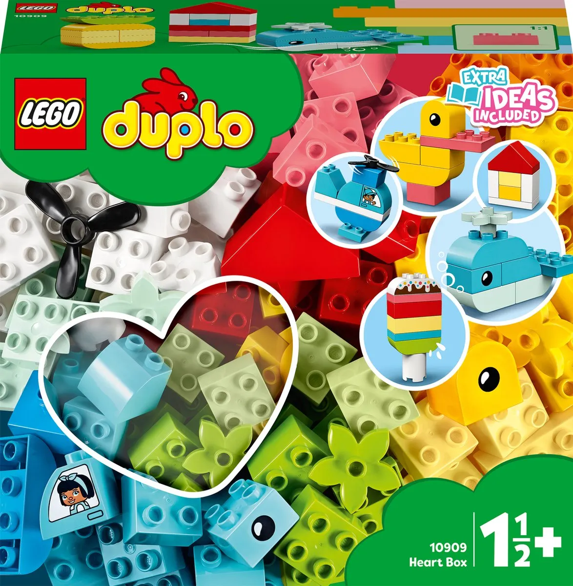 LEGO DUPLO Hartvormige Doos - Educatief speelgoed voor 18 maanden+ - 10909