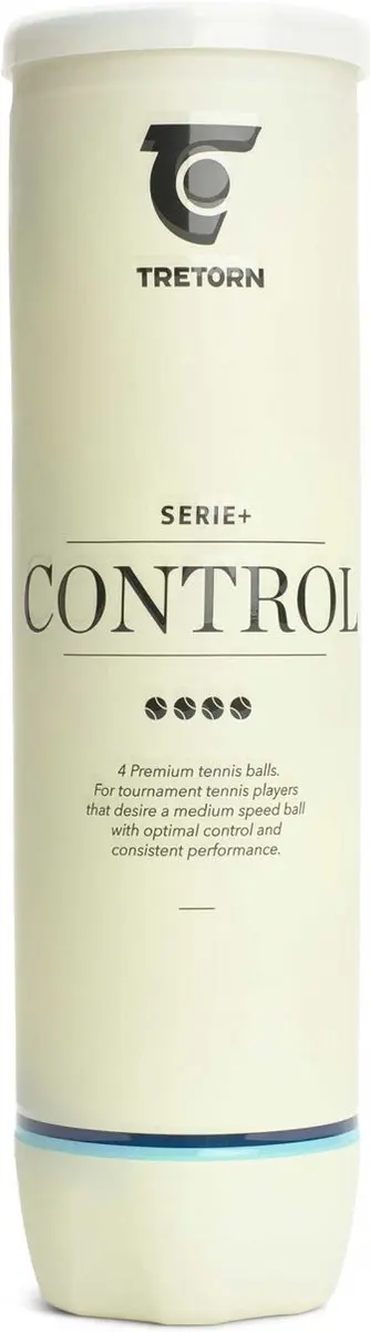 Tretorn Serie + Control Tennisballen 4-tube gasgevuld