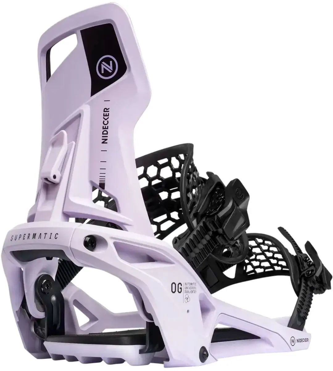 Nidecker OG Supermatic Snowboardbindingen Lila XL