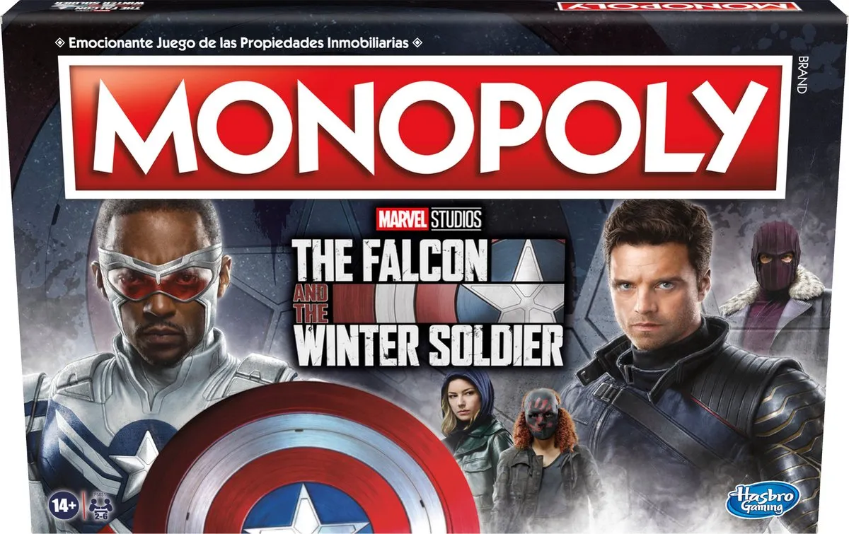 Monopoly The Falcon and The Winter Soldier Bordspel - 2-6 Spelers
