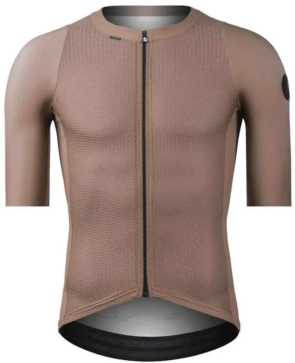 Etxeondo Gara Korte Mouw Wielertrui Bruin L Man
