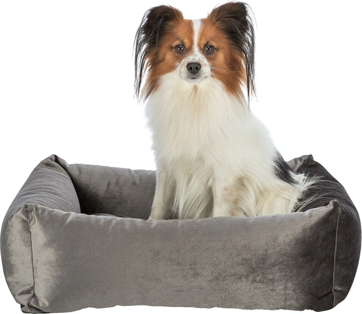 Trixie Hondenmand Malia Be Eco Hoekig - 65x55cm - Donkergrijs