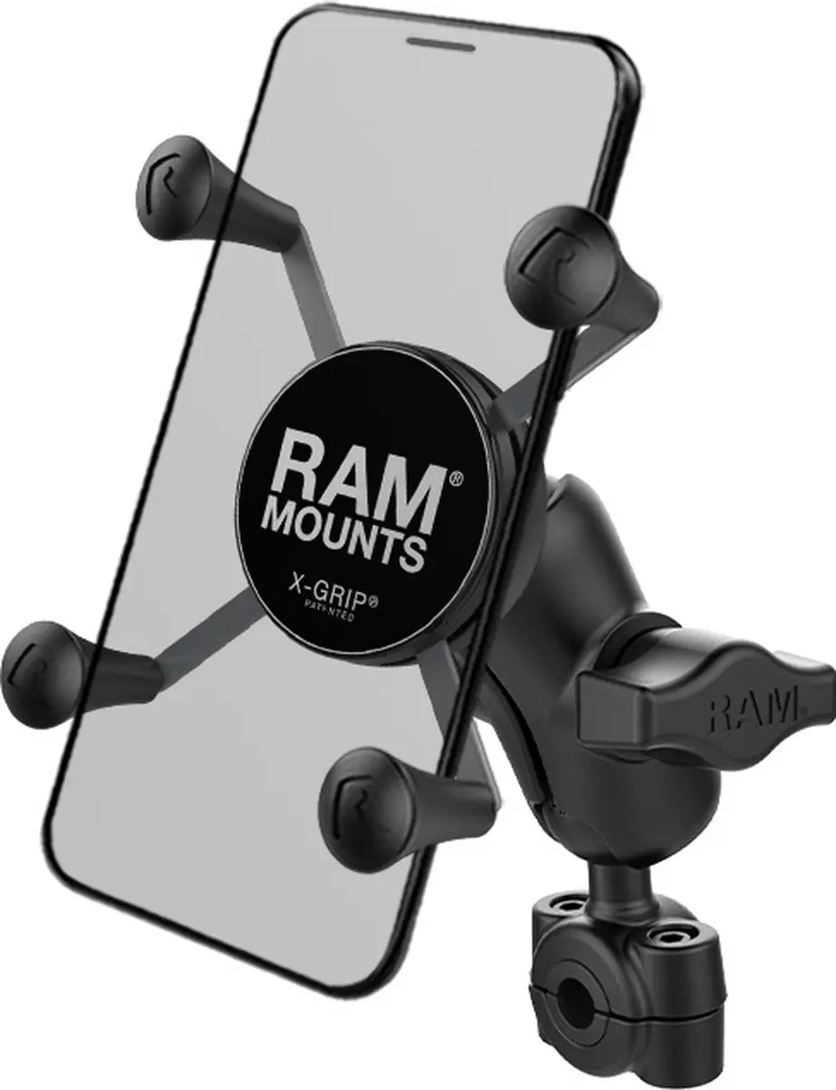 Torque™ smartphone motorspiegelset met X-Grip RAM-B-408-37-62-A-UN7U
