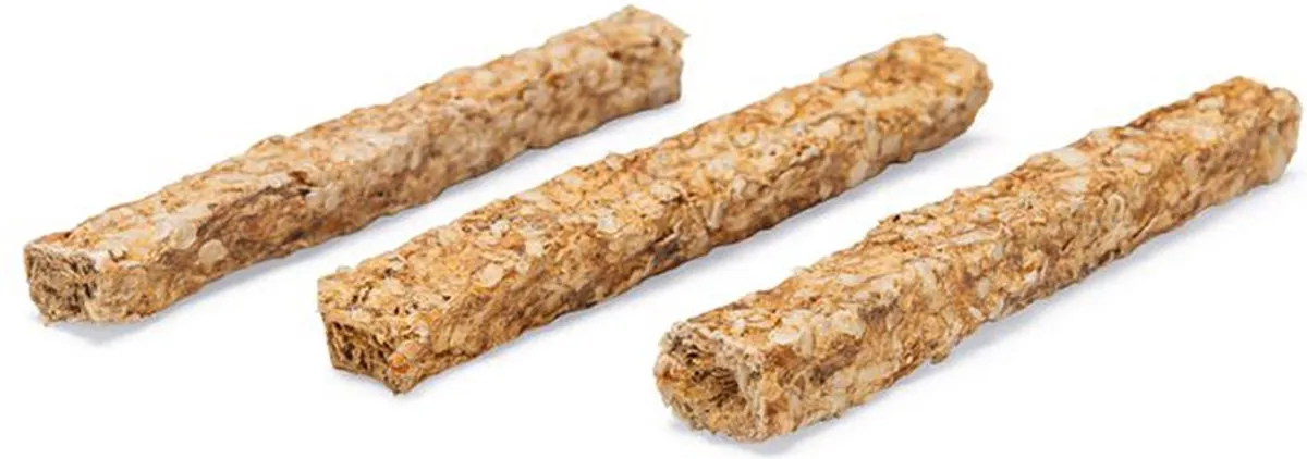 Beeztees Roodbaarshuid Stick Honden 75g - 3 Stuks