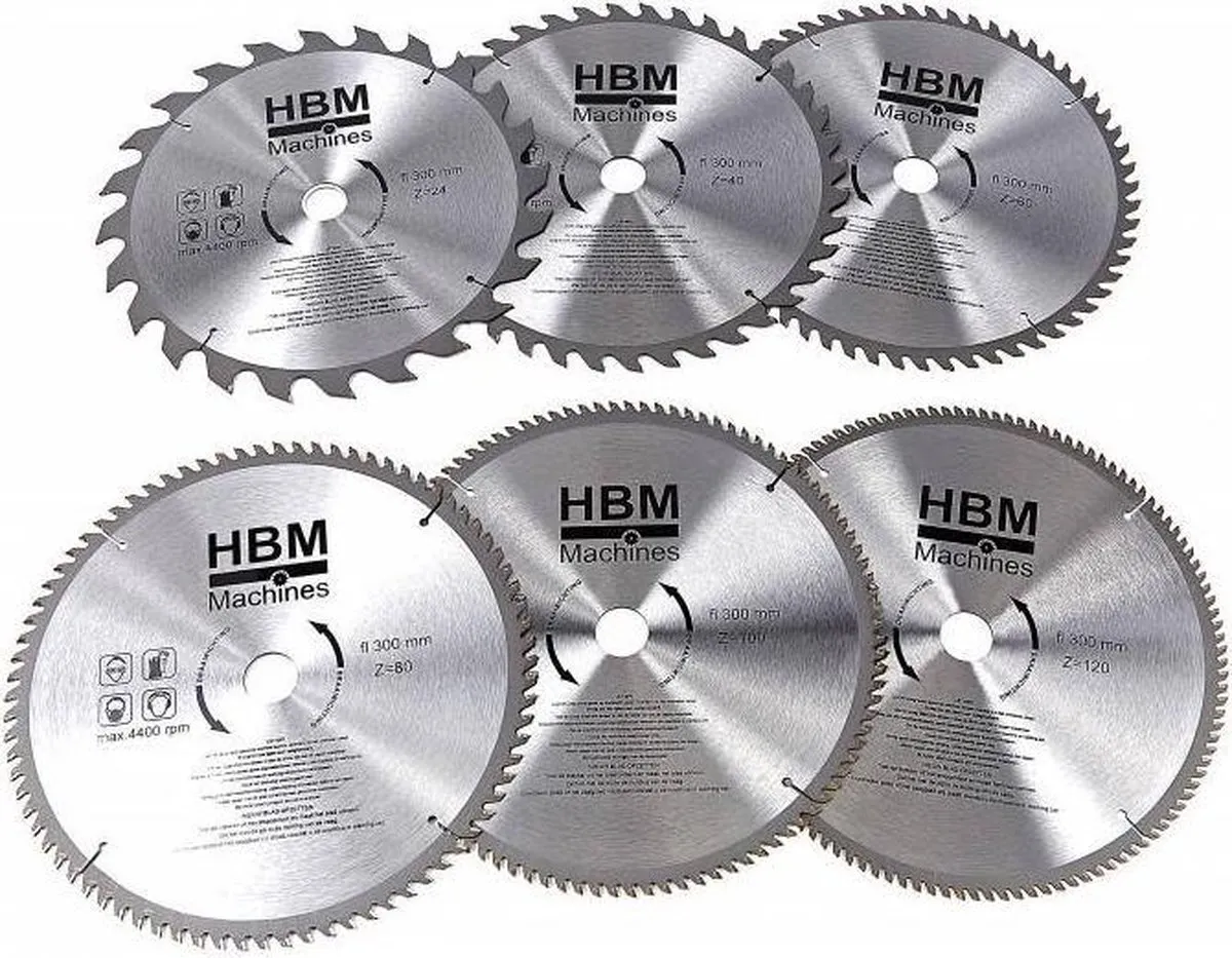 HBM HM Cirkelzaagblad 300mm 60 Tanden