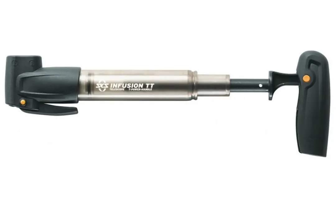 SKS Infusion TT Fietspomp - Frans/Presta - Grijs - afbeelding 5 van 6