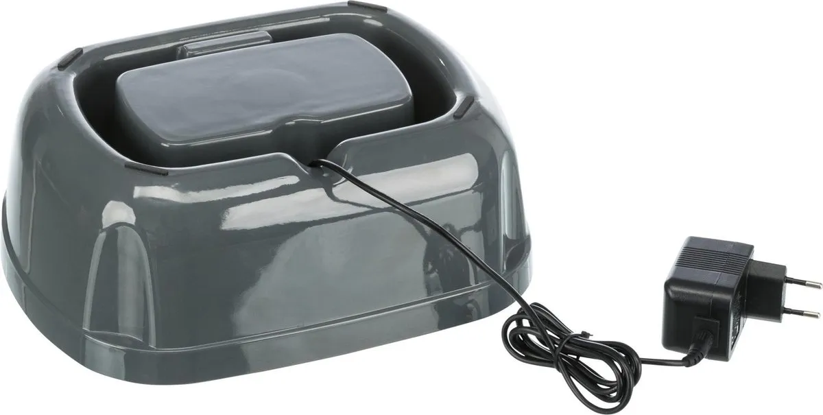 Trixie Drinkfontein Polygon Melamine - 2,5L - Grijs/Wit - afbeelding 5 van 6