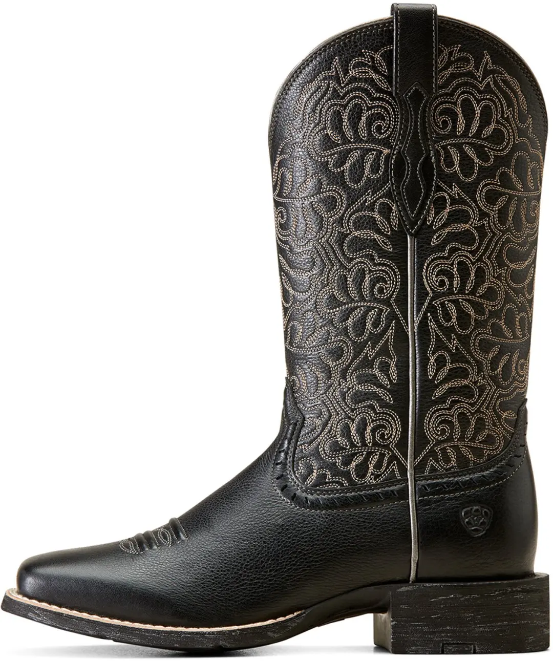 Ariat ROUND UP REMUDA Dames Western Rijlaars Zwart