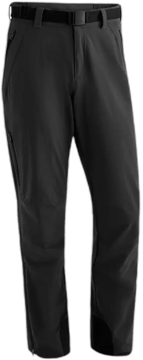 Maier Sports Naturno Short lange broek Heren zwart Maat 60-kurz