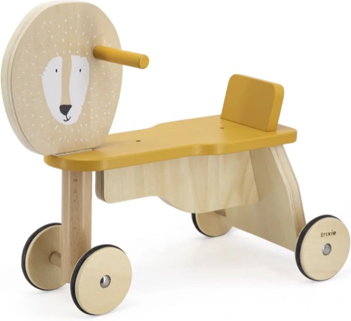 Trixie Houten Loopfiets Mr. Fox 4 Wielen - FSC Geel