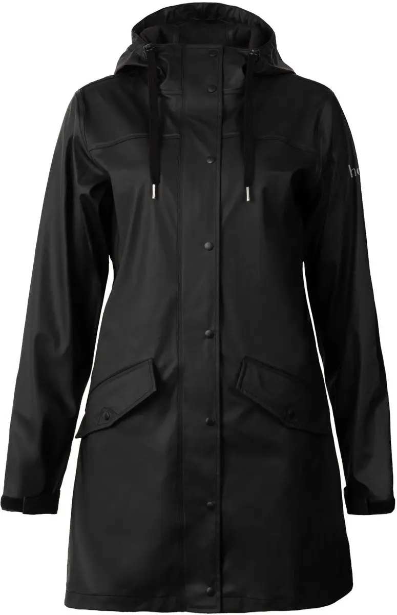 Horze Billie PU Regenjas, dames, Black, 34