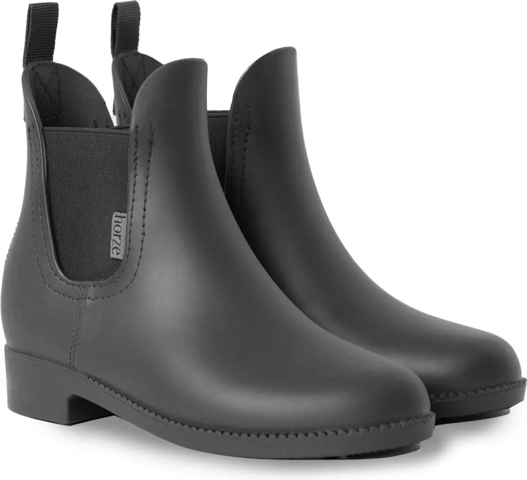 Horze Bonn Rubber Jodhpurs, kinderen, Black, 35