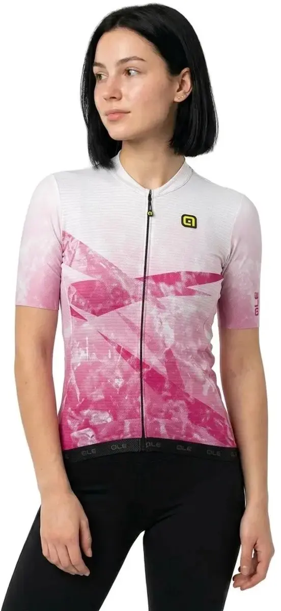Ale Pr-e Quartz Korte Mouw Wielertrui Roze M Vrouw