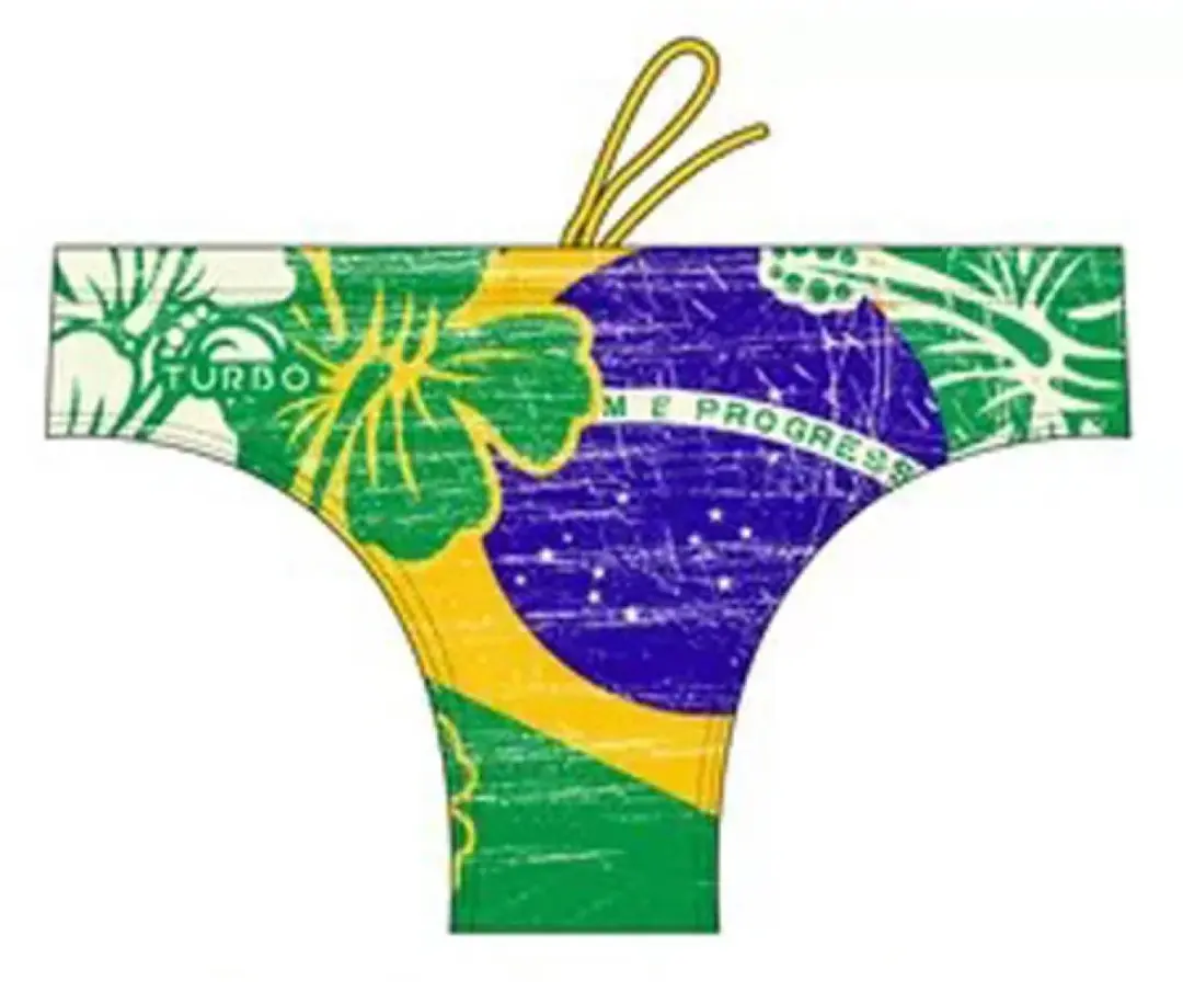 Turbo Brasil Vintage 2013 Waterpolo Zwemslip Groen M Man