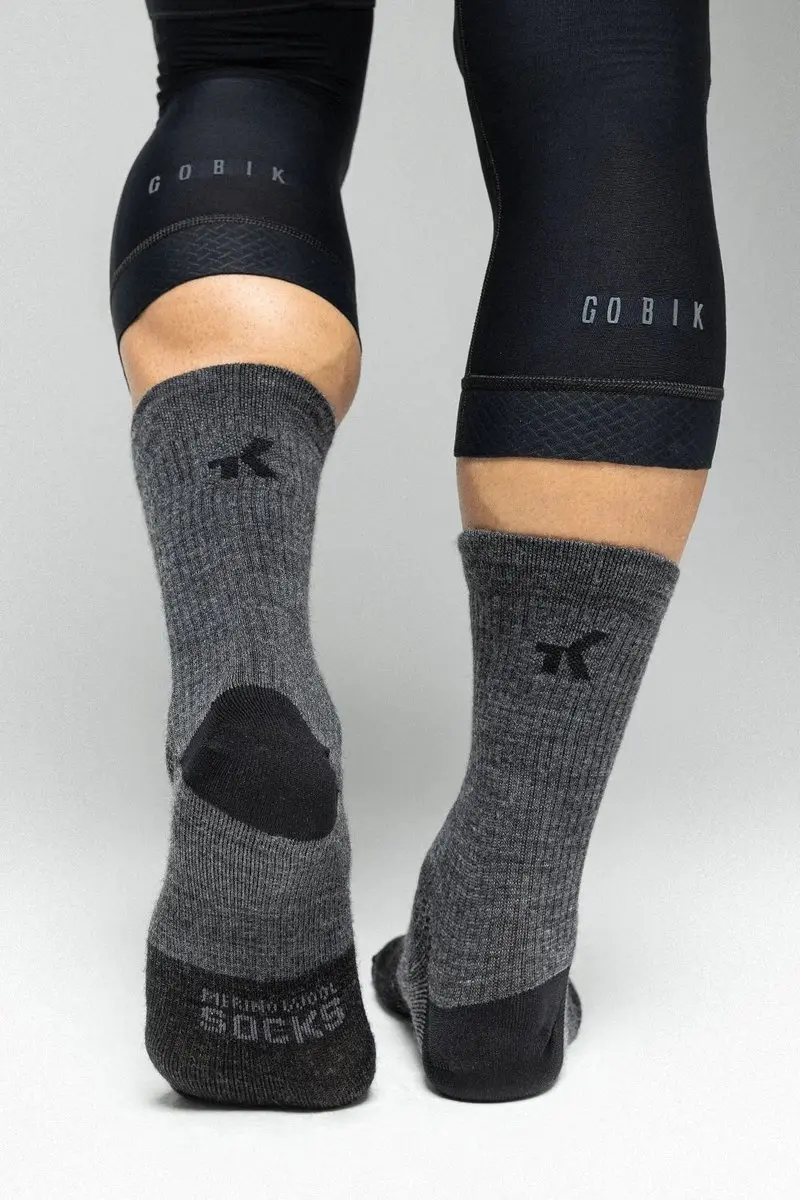 Gobik Winter Merino Fietssokken Alloy S/M - afbeelding 2 van 6