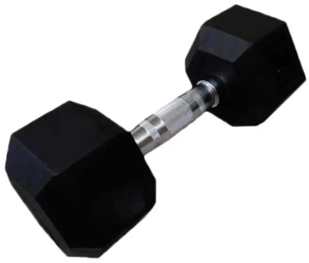 Softee Hex Dumbbell 22.5kg Zilver