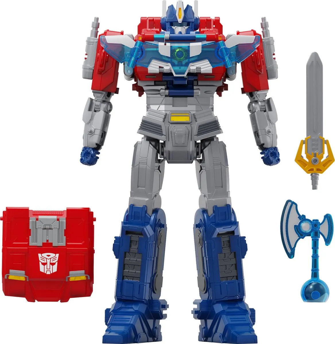 Transformers One Power Flip Optimus Prime Orion Pax Actiefiguur 4-in-1 - F92095L0 - Multikleur