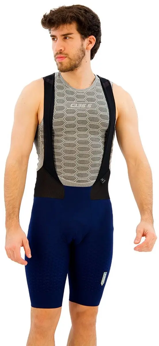 Q36.5 Dottore Clima Fietsbroek Blauw 3XL Man