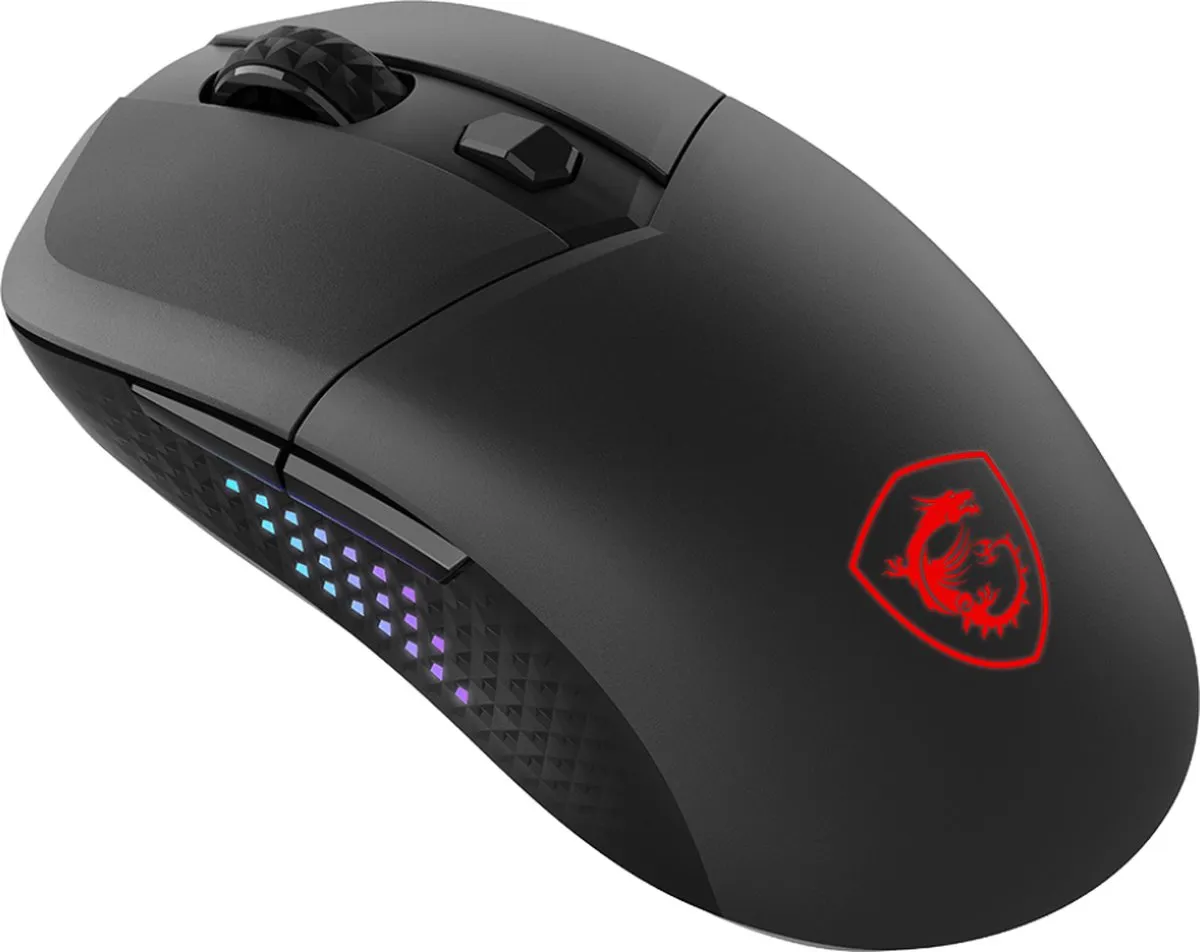 MSI Versa 300 Elite Wireless Gaming Muis - Zwart