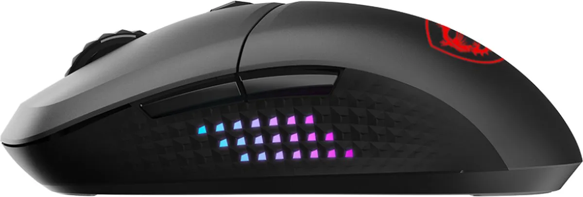 MSI Versa 300 Elite Wireless Gaming Muis - Zwart