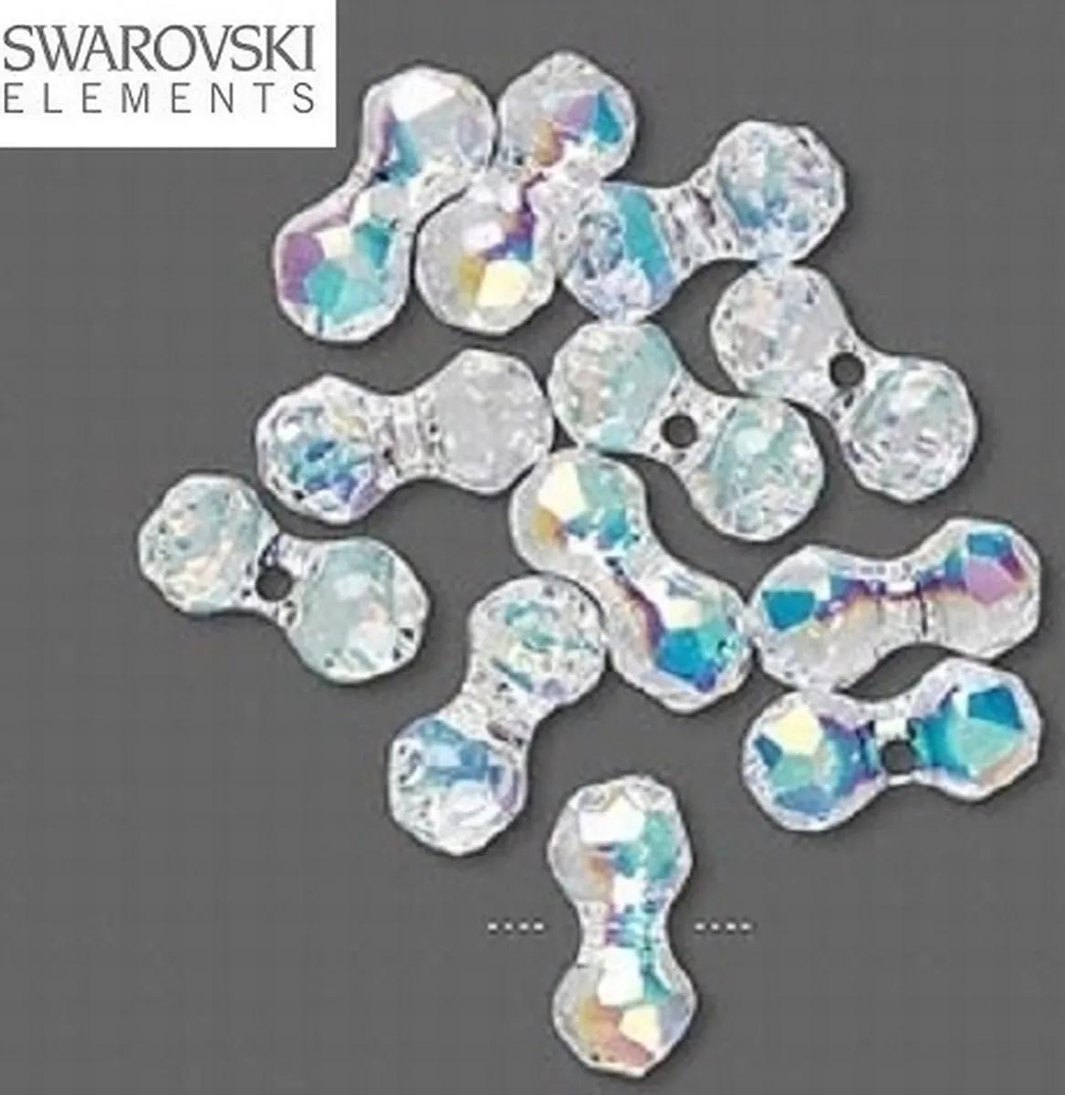 Swarovski Elements Modular Kralen 11x6mm Clear AB