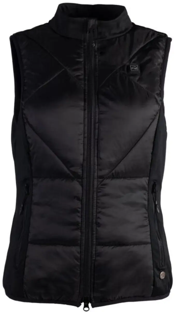 Bodywarmer met verwarming -Slimline- Zeer aansluitende bodywarmer Zwart maat S (