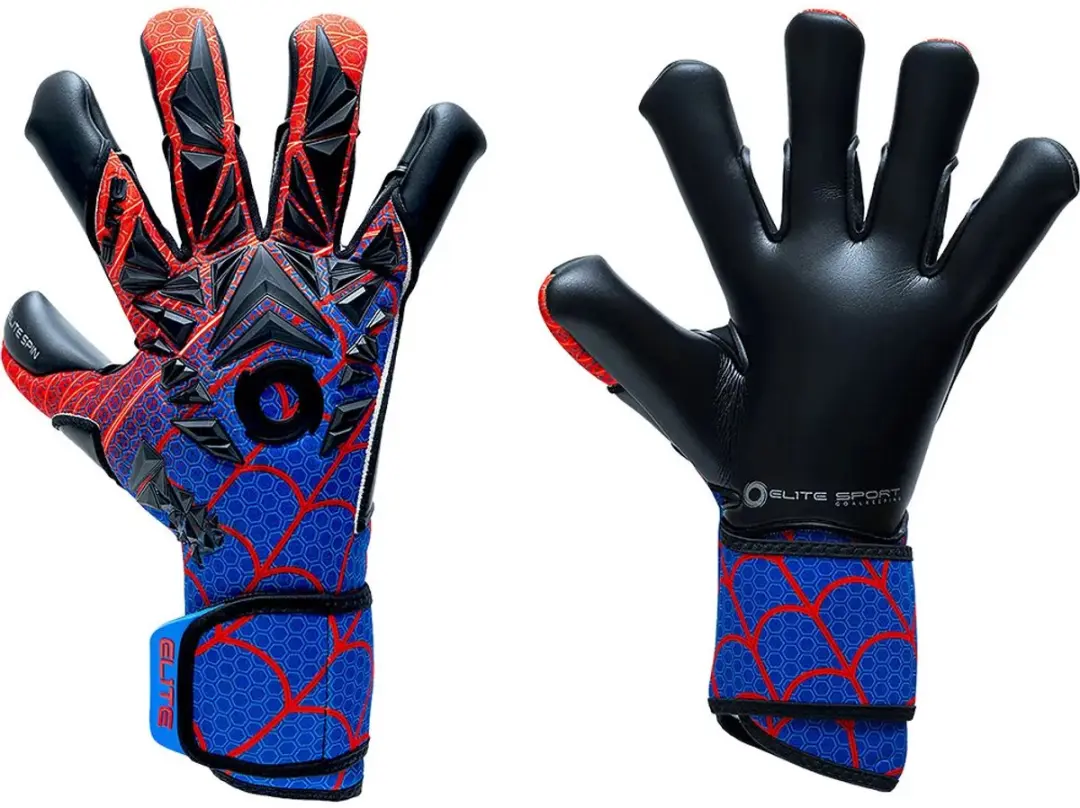 Elite Sport Spin Keepershandschoenen 8 - Zwart/Paars/Rood - afbeelding 5 van 5
