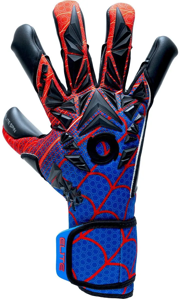Elite Sport Spin Keepershandschoenen 8 - Zwart/Paars/Rood - afbeelding 4 van 5