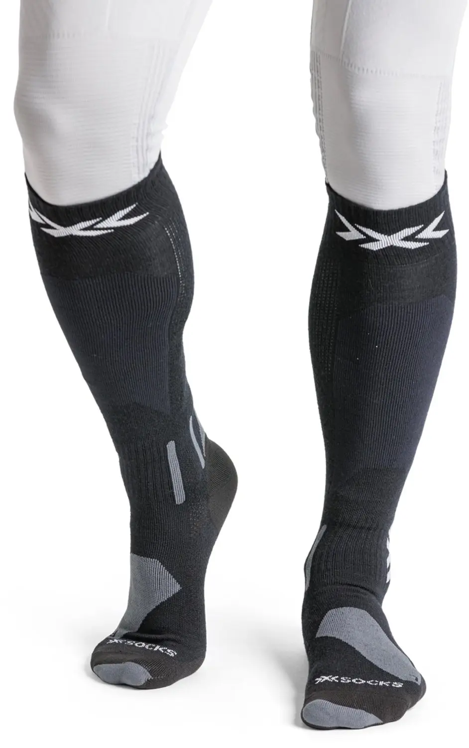X-Socks Discover Merino Skisokken 35-38 - Zwart/Grijs - afbeelding 3 van 4