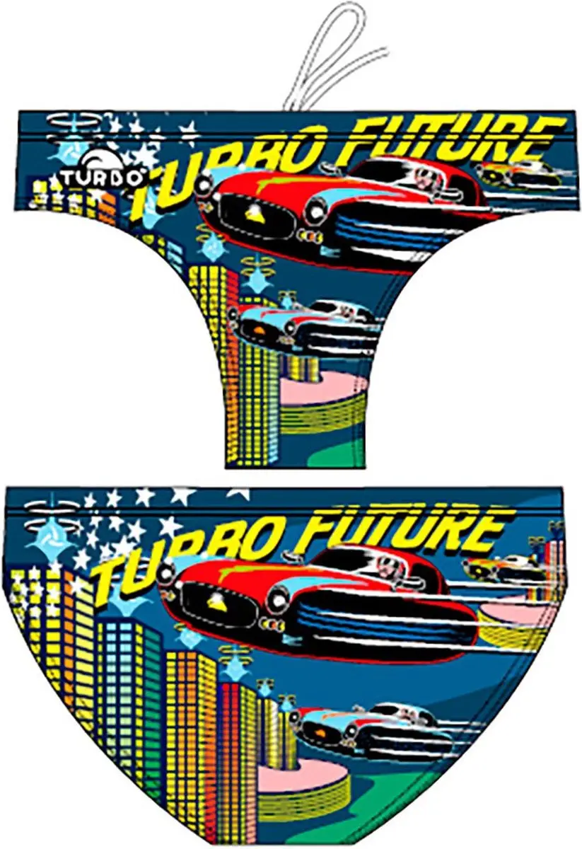 Turbo Future Waterpolo Zwemslip Veelkleurig L Man