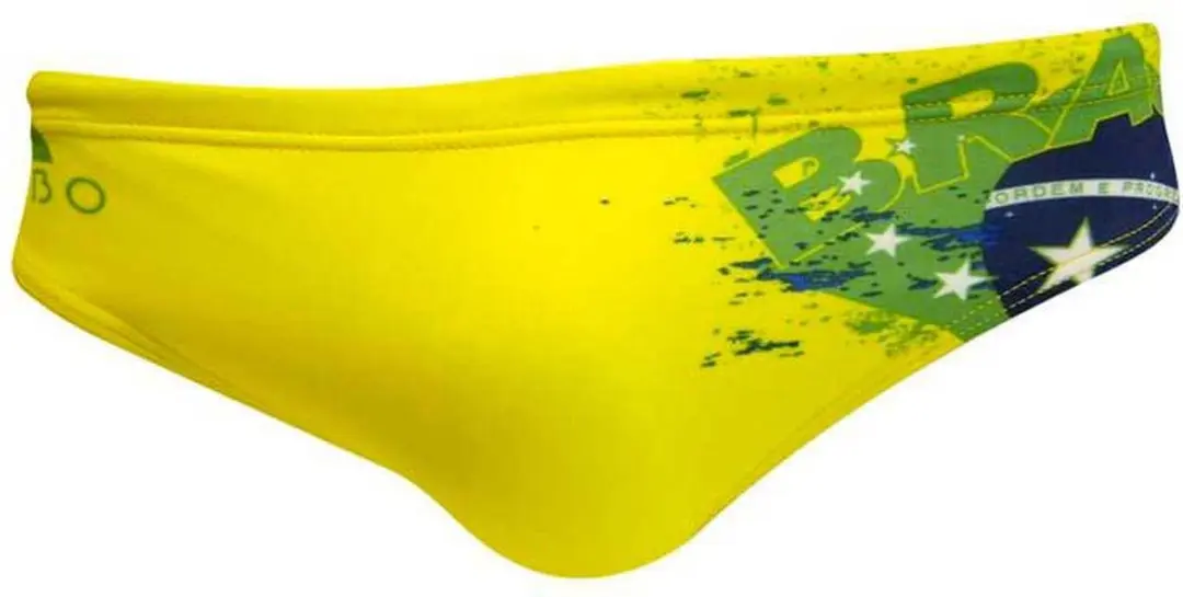 Turbo New Brazil Zwemslip Geel S Man