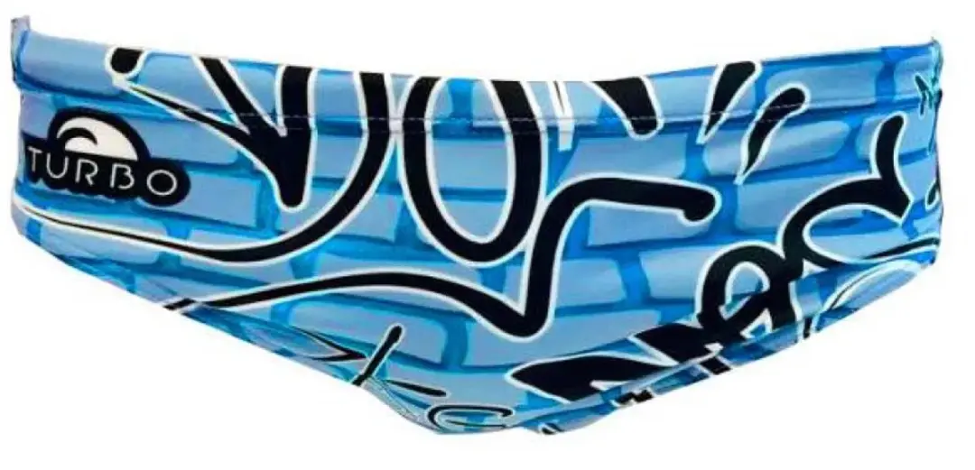 Turbo City Zwemslip Blauw S Man