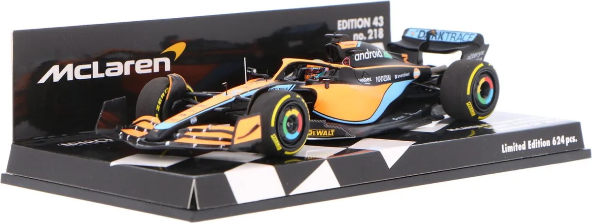 Formule 1 McLaren MCL36 #3 Bahrain GP 2022 Minichamps 1:43