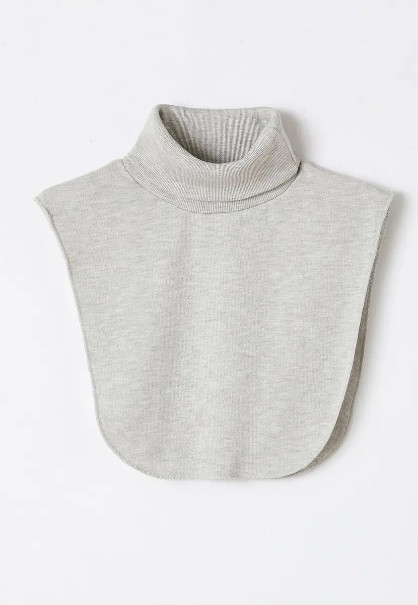 Damart - Halswarmer geborstelde fleece Thermolactyl - Dames - Grijs - Eén maat