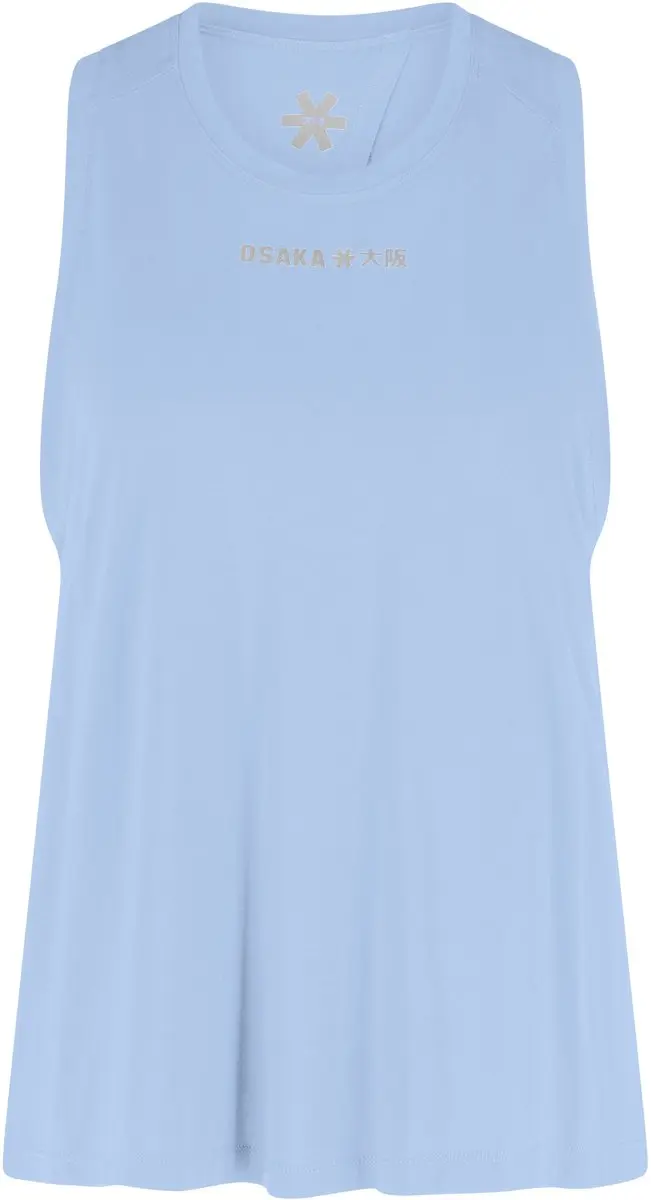 Osaka Women Luna Cross Tank Silver Lake Blue