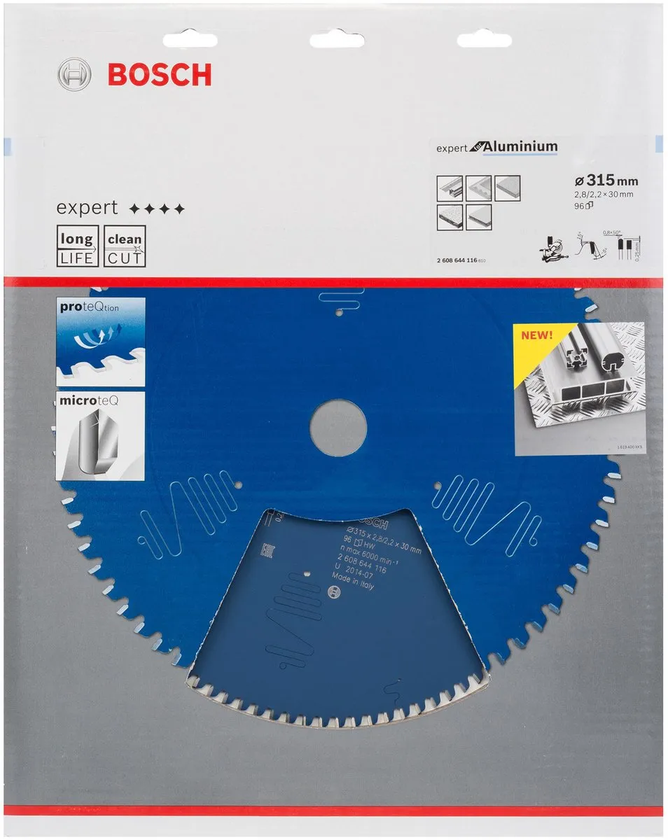 Bosch Expert for Wood Cirkelzaagblad 315mm - 96 Tanden - 30mm As