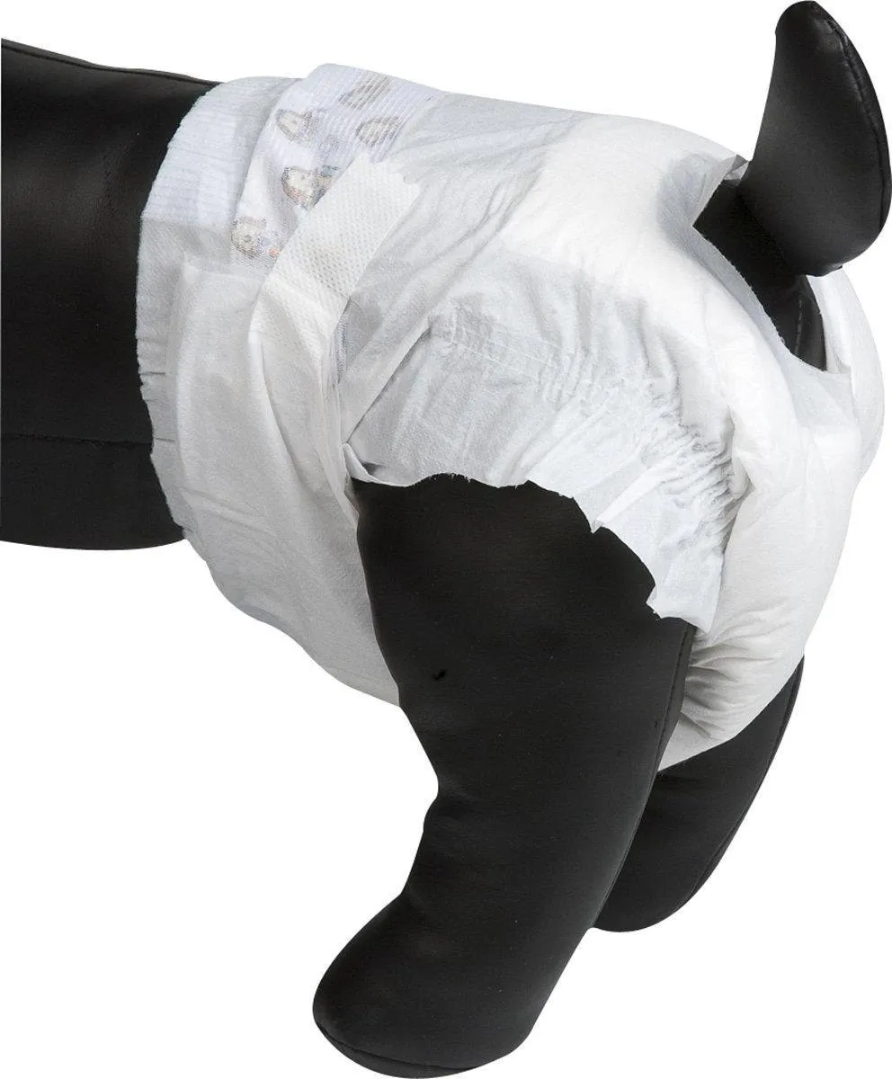 Flamingo Hondenverzorging Luiers Dipy - Zwart L - 12 Stuks